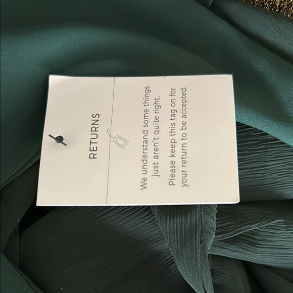 NWT Tussah Green Dress - Picture 3 of 3